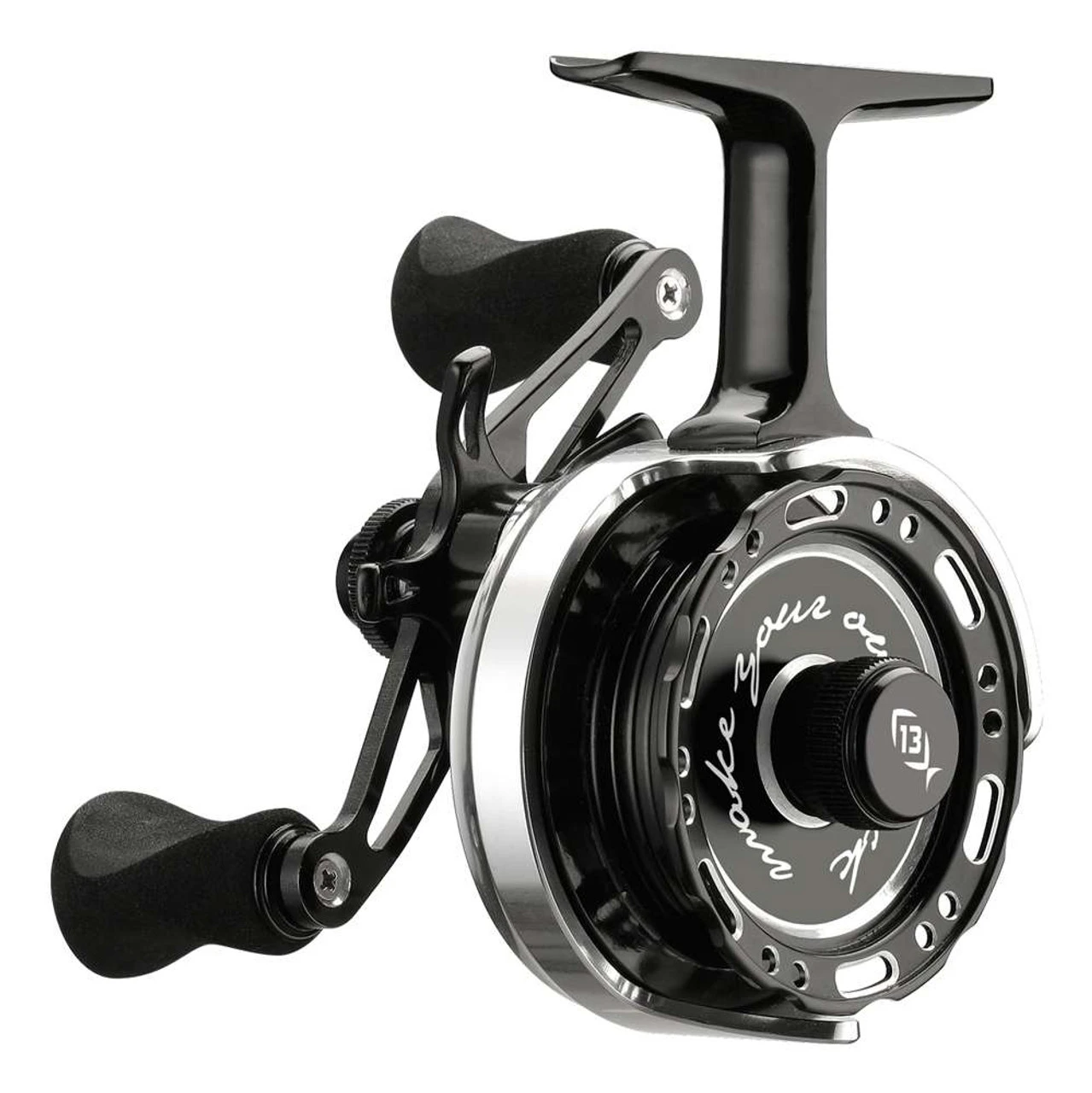 13 Fishing 60612015-RH Black Betty 6061 Ice Reel 4 13 Fishing 60612015-RH Black Betty 6061 Ice Reel - Image 2