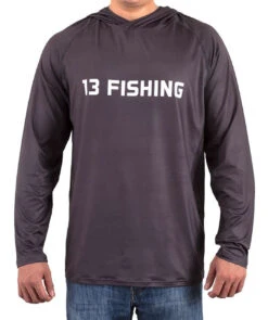 13 Fishing SUS Performance Long Sleeve Hooded Shirt - XX-Large