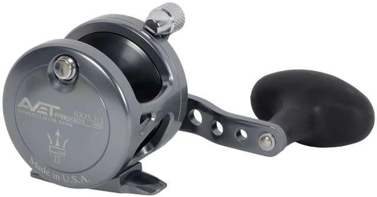 Avet SXJ 5.3 G2 NGP 1 Speed Reel - Gunmetal (No Glide Plate) 4 Avet SXJ 5.3 G2 NGP 1 Speed Reel - Gunmetal (No Glide Plate) - Image 2