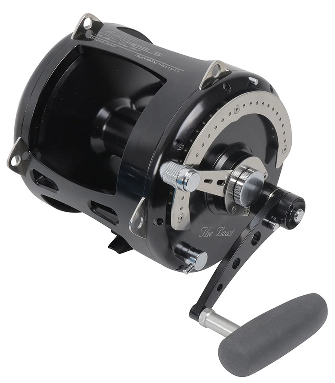 Avet T-RX 130 2-Speed Lever Drag Big Game Reel - Black 3 Avet T-RX 130 2-Speed Lever Drag Big Game Reel - Black