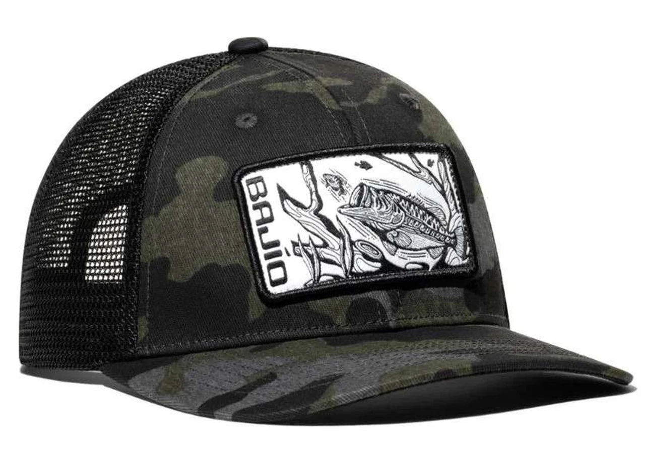 Bajio Largemouth Patch Trucker Hat 3 Bajio Largemouth Patch Trucker Hat
