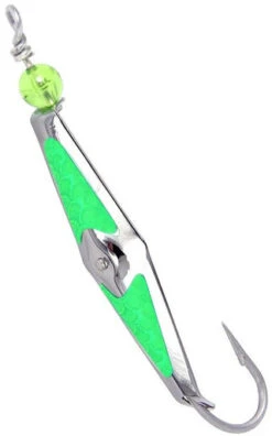 Clarkspoon Flashspoon - #00 - Silver W/ Green Flash