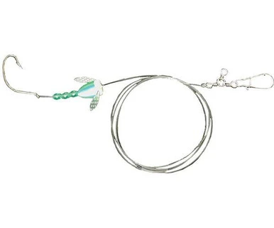 Eagle Claw Lazer Sharp L914 Fluke Bead Pearl/Silver Spin Float Rig 3 Eagle Claw Lazer Sharp L914 Fluke Bead Pearl/Silver Spin Float Rig