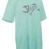 G.LOOMIS G Loomis Short Sleeve Cotton T-Shirt - Celadon - L -Fishing Master g loomis short sleeve cotton t shirt celadon l 43347.1651243613