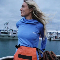 Grundens Maris Hoodie X - Salmon Sisters Print -Fishing Master grundens maris hoodie x salmon sisters print sky blue 55765.1651206506