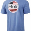 Huk Americana Flag Short Sleeve T-Shirts -Fishing Master huk americana flag short sleeve t shirts 26310.1651291452