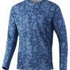 Huk Icon X Running Lakes Long Sleeve Shirt - Titanium Blue - Large -Fishing Master huk icon x running lakes long sleeve shirt titanium blue l 01328.1651446284