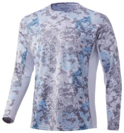 Huk Icon X Tide Change Long Sleeve Shirt - Hogs Back - Large