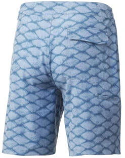 Huk Pursuit Scaled Dye Boardshort - Blue Fog - 32 -Fishing Master huk pursuit scaled dye boardshort blue fog 32 25043.1651453357