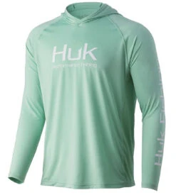 Huk Vented Pursuit Hoodie - Dusty Jade - Large