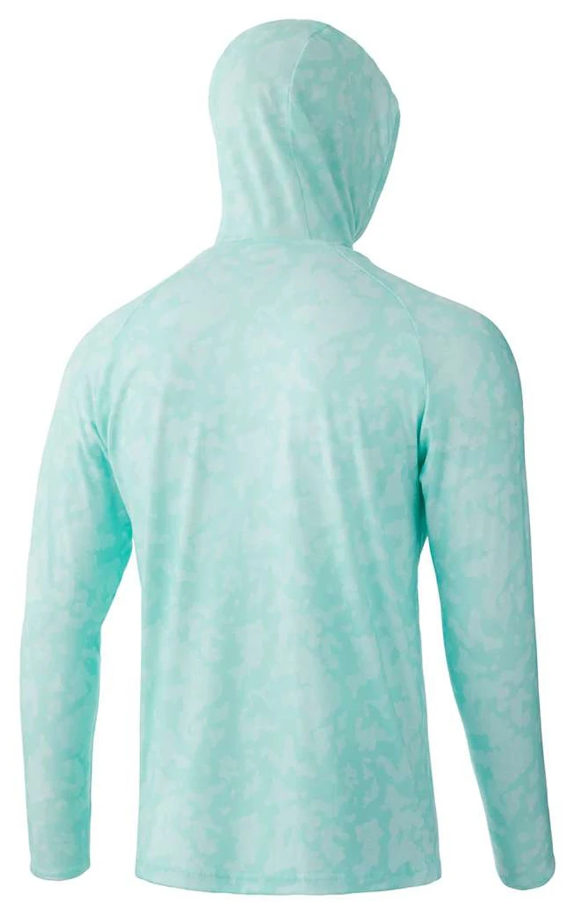 Huk Waypoint Running Lakes Hoodie - Beach Glass - Medium 4 Huk Waypoint Running Lakes Hoodie - Beach Glass - Medium - Image 2