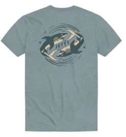 Jetty Backflip Short Sleeve T-Shirt - Fog - Medium