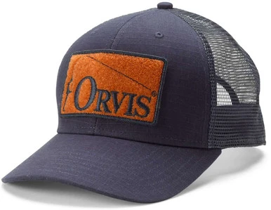 Orvis Ripstop Covert Trucker Hat - Navy 3 Orvis Ripstop Covert Trucker Hat - Navy