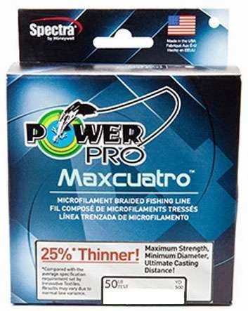 Power Pro PowerPro Maxcuatro Braided Fishing Line White - 65lb - 300yd 3 Power Pro PowerPro Maxcuatro Braided Fishing Line White - 65lb - 300yd