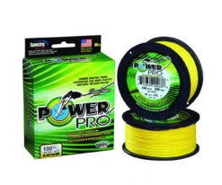 Power Pro PowerPro Braided Spectra Fiber Fishing Line Hi-Vis Yellow 100 Yds