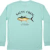Salty Crew Ahi Mount Long Sleeve Tech T-Shirt - Sea Foam - Medium 1 Salty Crew Ahi Mount Long Sleeve Tech T-Shirt - Sea Foam - Medium -Fishing Master salty crew ahi mount long sleeve tech t shirt sea foam m 34309.1651451009.386.513