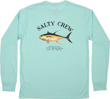 Salty Crew Ahi Mount Long Sleeve Tech T-Shirt - Sea Foam - Medium 3 Salty Crew Ahi Mount Long Sleeve Tech T-Shirt - Sea Foam - Medium