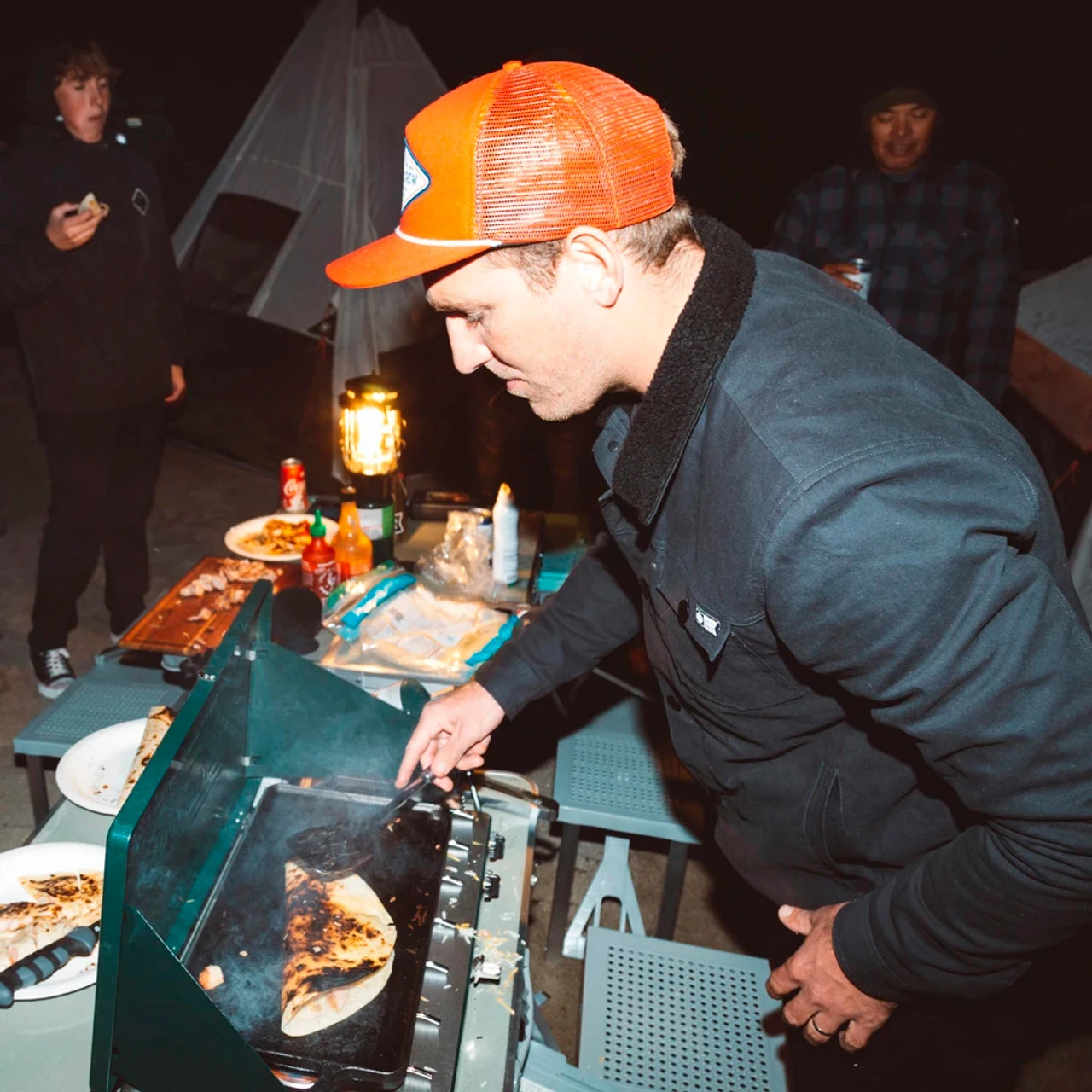 Salty Crew Bait Barge Jacket - Asphalt 5 Salty Crew Bait Barge Jacket - Asphalt - Image 3