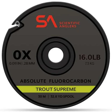 Scientific Anglers Absolute Fluorocarbon Trout Supreme Tippet - 30m 3 Scientific Anglers Absolute Fluorocarbon Trout Supreme Tippet - 30m