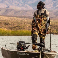 Simms CX Bib - Woodland Camo - 2X-Large -Fishing Master simms cx bib woodland camo 2xl 17489.1651410022