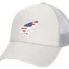 Simms USA Catch Trucker Hat - Sterling -Fishing Master simms usa catch trucker hat sterling 58542.1651453879.386.513