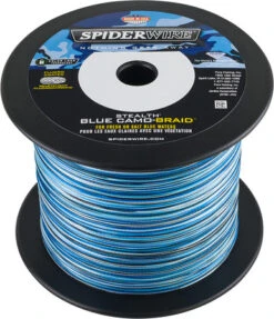 Spiderwire Stealth Blue Camo Braid 3000yd Spools