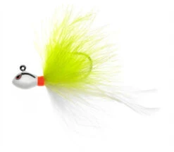SPRO RKStar Salmon Jig - 3/4oz - Chartreuse/White