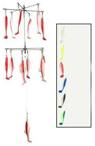 Strike Point Double Decker Rigged Shad Bar 3 Strike Point Double Decker Rigged Shad Bar