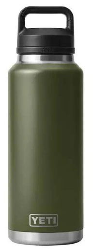 YETI Rambler Bottle - 46 Oz. - Chug Cap - Highlands Olive